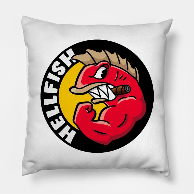 HELLFISH - Pocket Pillow by Rock Bottom