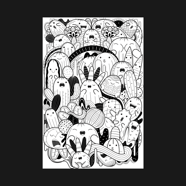 Cactus-Doodle by amramna