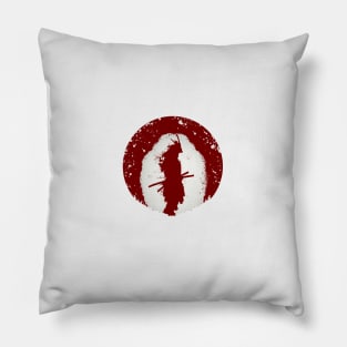 Lone Samurai Pillow