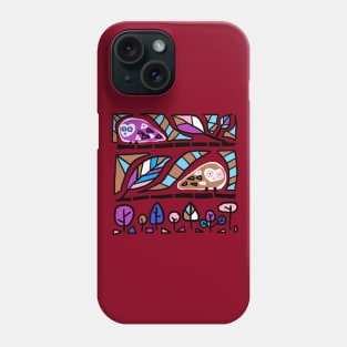 an owl pattern Phone Case