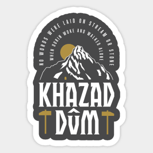 Khazad Dum Stickers for Sale