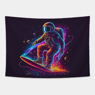 Star Surfing Astronaut Tapestry