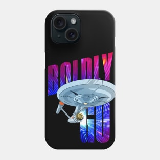 Boldly go into space 2 Phone Case