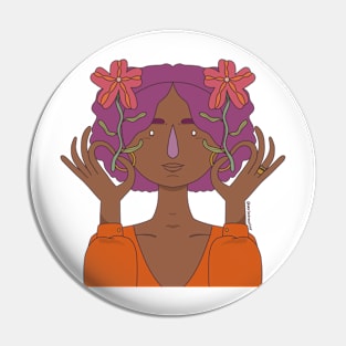 Flower Girl Pin