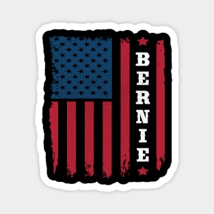 Bernie Sanders Vintage USA Flag Magnet