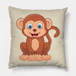 Cute Baby Monkey Pillow