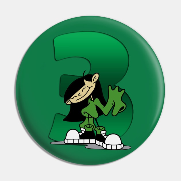 KND Number 3 Pin by Kmush