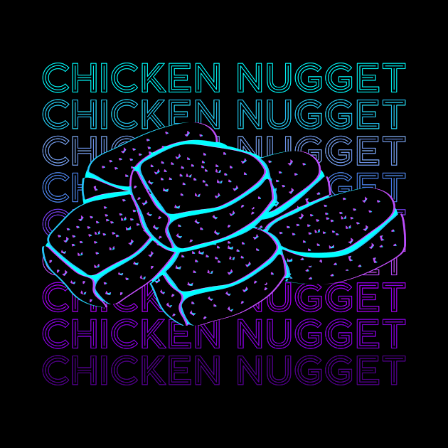 Chicken Nugget Retro Gift by Alex21