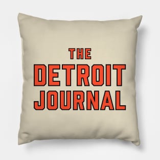 DETROIT JOURNAL Pillow