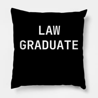 law graduate Pillow