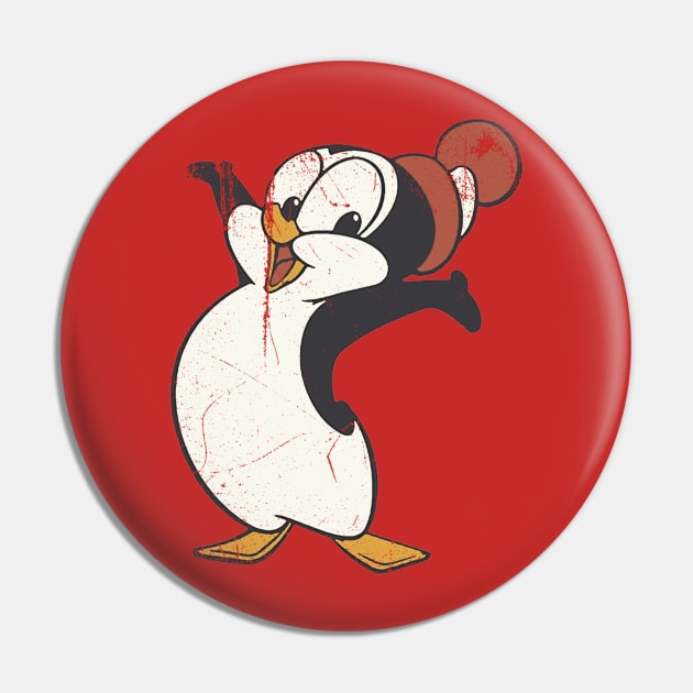 Vintage Chilly Willy - Distressed Authentic Style Pin by offsetvinylfilm