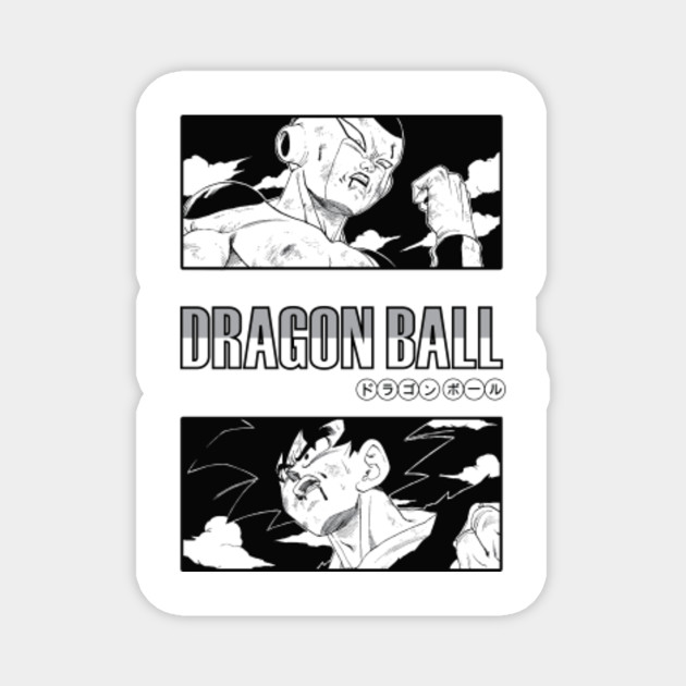Son Goku Vs Lord Frieza Anime Magnet Teepublic