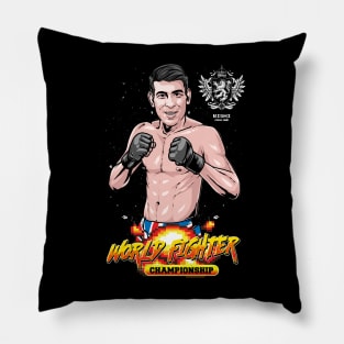 rishi fighter from england Pillow