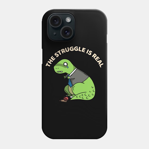 The struggle is real Phone Case by ZenCloak