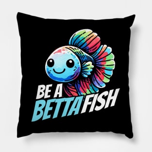 Be a Betta Fish Fighting Fish Pillow