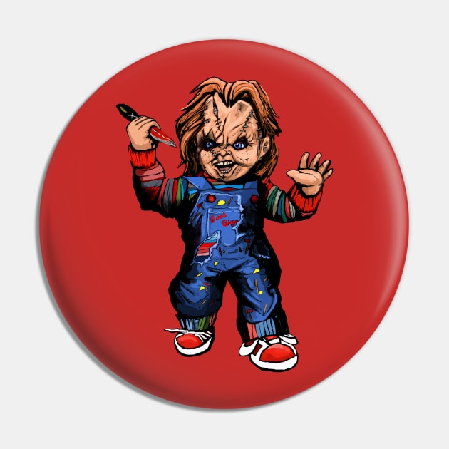 Chucky Pin by Art Of Lunatik