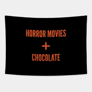 Halloween Horror Movies and Chocolate Tapestry