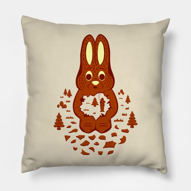 The Chocolate Hunter Pillow by Frosby