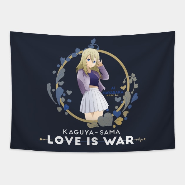 Hayasaka Ai (White Text) Tapestry by Marco3156