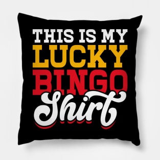 This Is My Lucky Bingo Shirt T shirt For Women T-Shirt Pillow