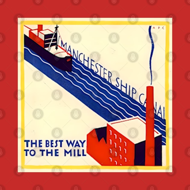 Manchester England Ship Canal by Desert Owl Designs