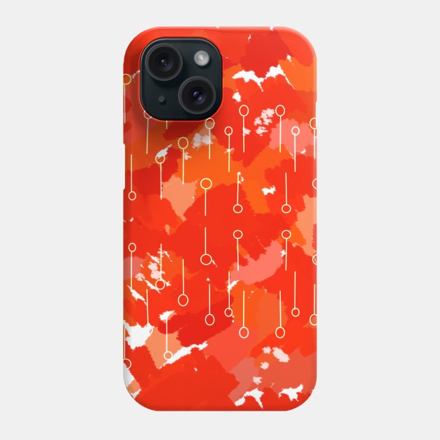 Orange coded design Phone Case by jen28