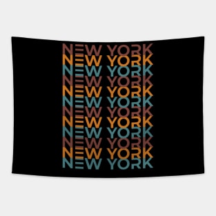 New York typographic design Tapestry