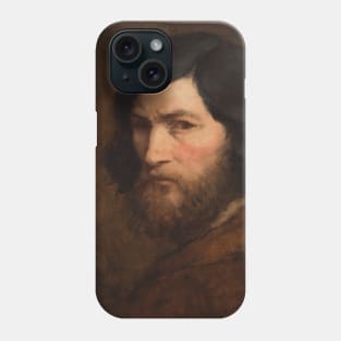 Selbstbildnis by Jean-Francois Millet Phone Case