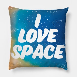 I Love Space Pillow