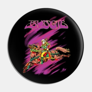 Budgie Band Firsrt Album 1971 Pin