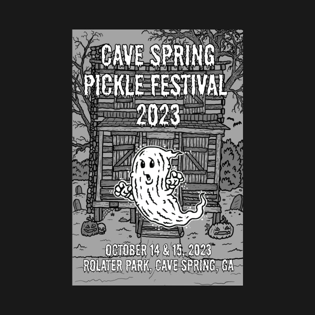 Cave Spring Pickle Festival 2023 Official by Matthew Laipple Illustrations