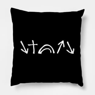 He Came He Died He Arose Christian Pillow