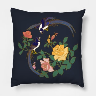 paradise flycatcher Pillow