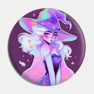 Kawaii Cute Witch Pin