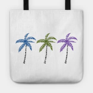 Three Palms at the Beach Tote