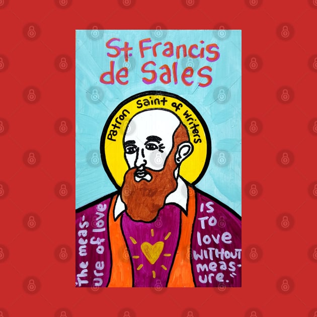 St Francis de Sales by krusefolkart