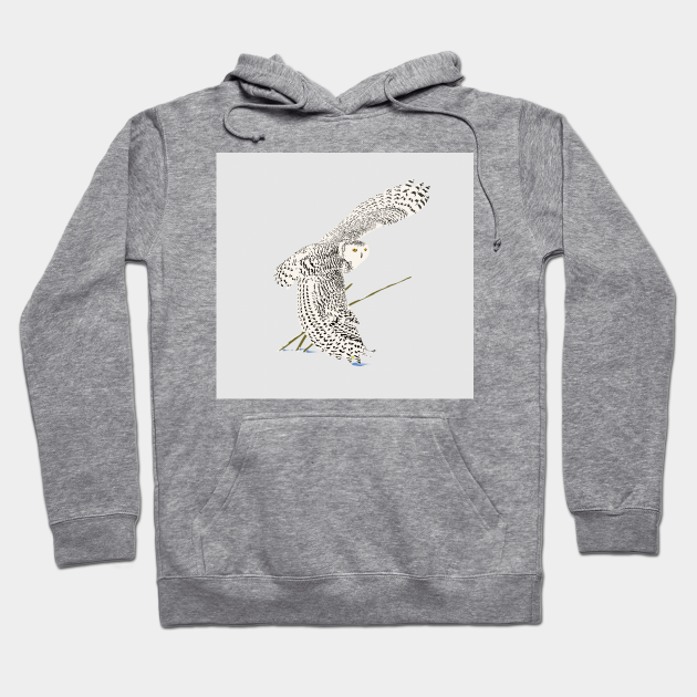 white owl hoodie