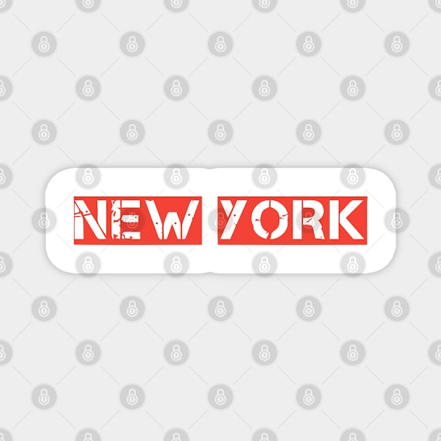 NEW YORK Magnet by mabelas