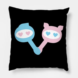 PinkBleu Couple Pillow