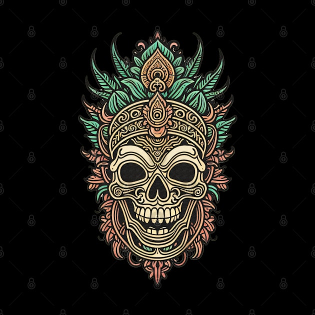 Colored and Textured Tribal Mask Design by DeathAnarchy