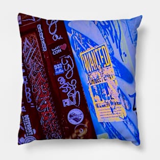 Two Pop Art Street Graffiti NYC Pillow