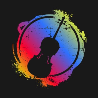 Cellist Gift Idea Cello Player Art T-Shirt