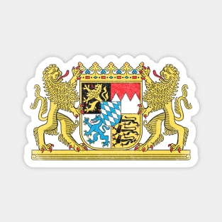 Bavaria Coat of Arms // Faded Style Region Design Magnet