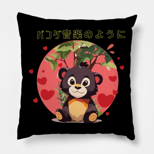 Cute Kawaii Panda - Panda Lover Gift Pillow by Suldaan Style