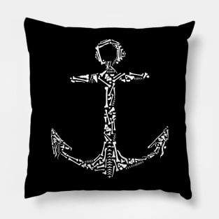 Skull Anchor Pillow