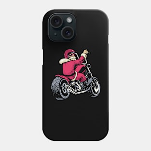 Biker Santa Claus Phone Case