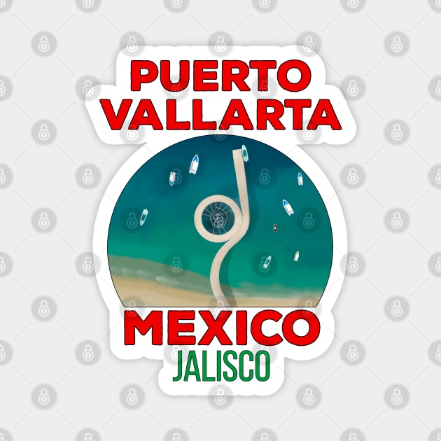 Puerto Vallarta Jalisco Mexico Magnet by DiegoCarvalho