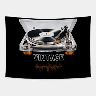 Retro Turntable Tapestry