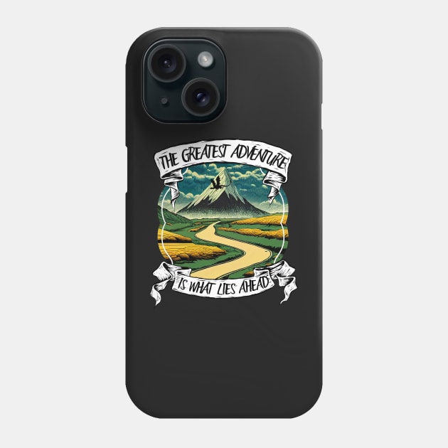 The Greatest Adventure is What Lies Ahead - Lonely Mountain - Fantasy Phone Case by Fenay-Designs