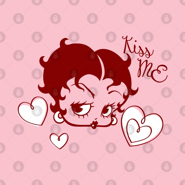 BETTY BOOP - kiss me it's Valentine's day by KERZILLA